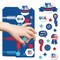 Big Dot of Happiness Firecracker 4th of July - Red, White and Royal Blue Party Favor Kids Stickers - 16 Sheets - 256 Stickers